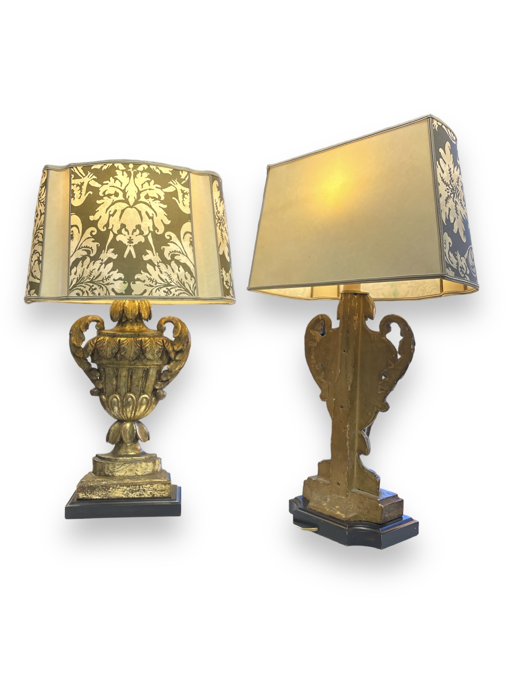 Pair of Mecca Portapalme lamps