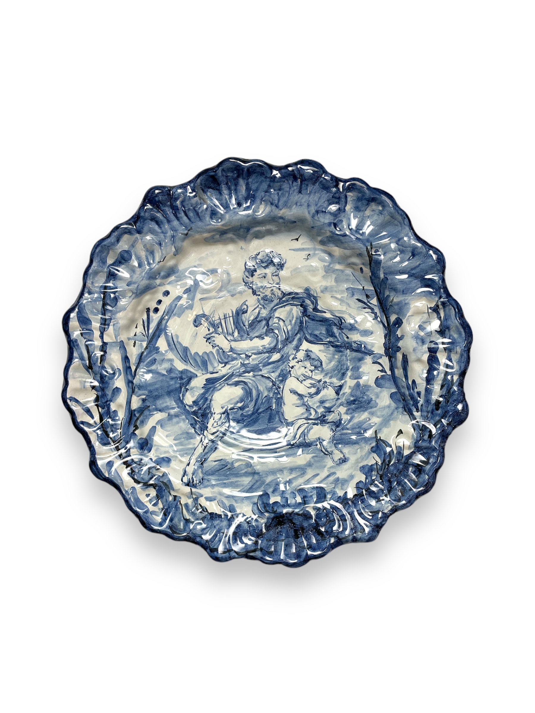 Mid 20th C Italian majolica chargers