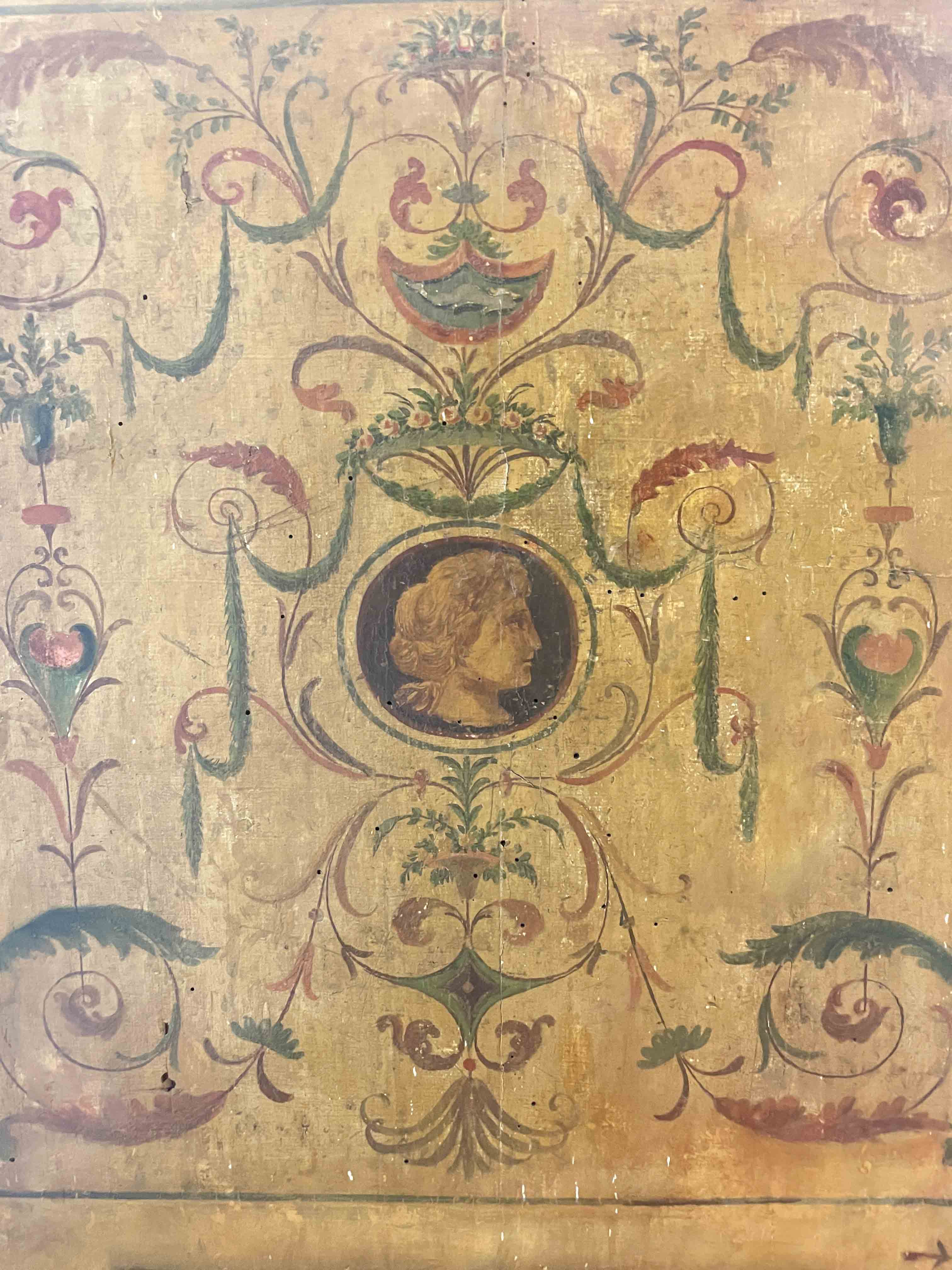 18th C Italian painted commode