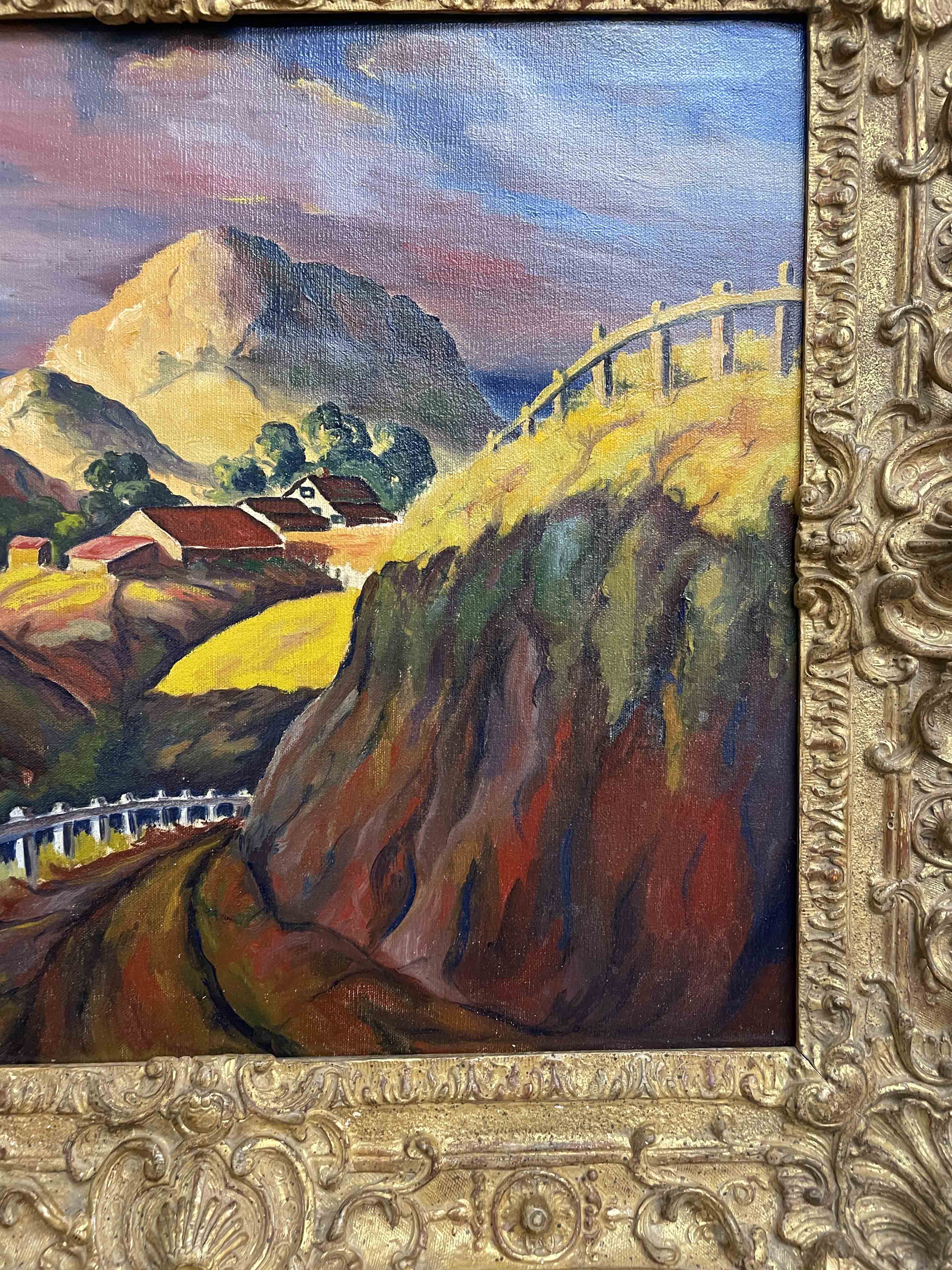 Oil painting by Elmer Stanhope