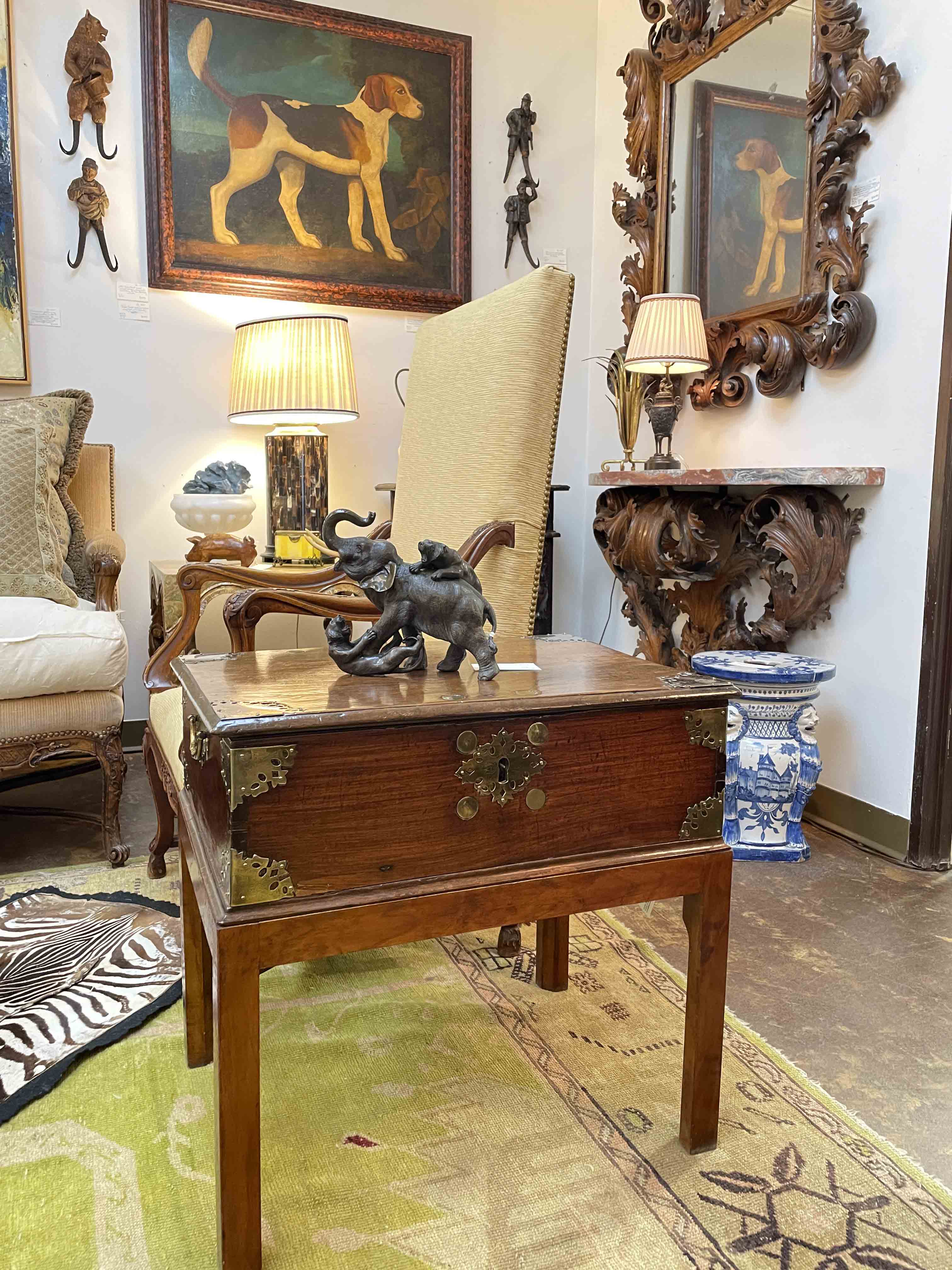 19th C English bible box