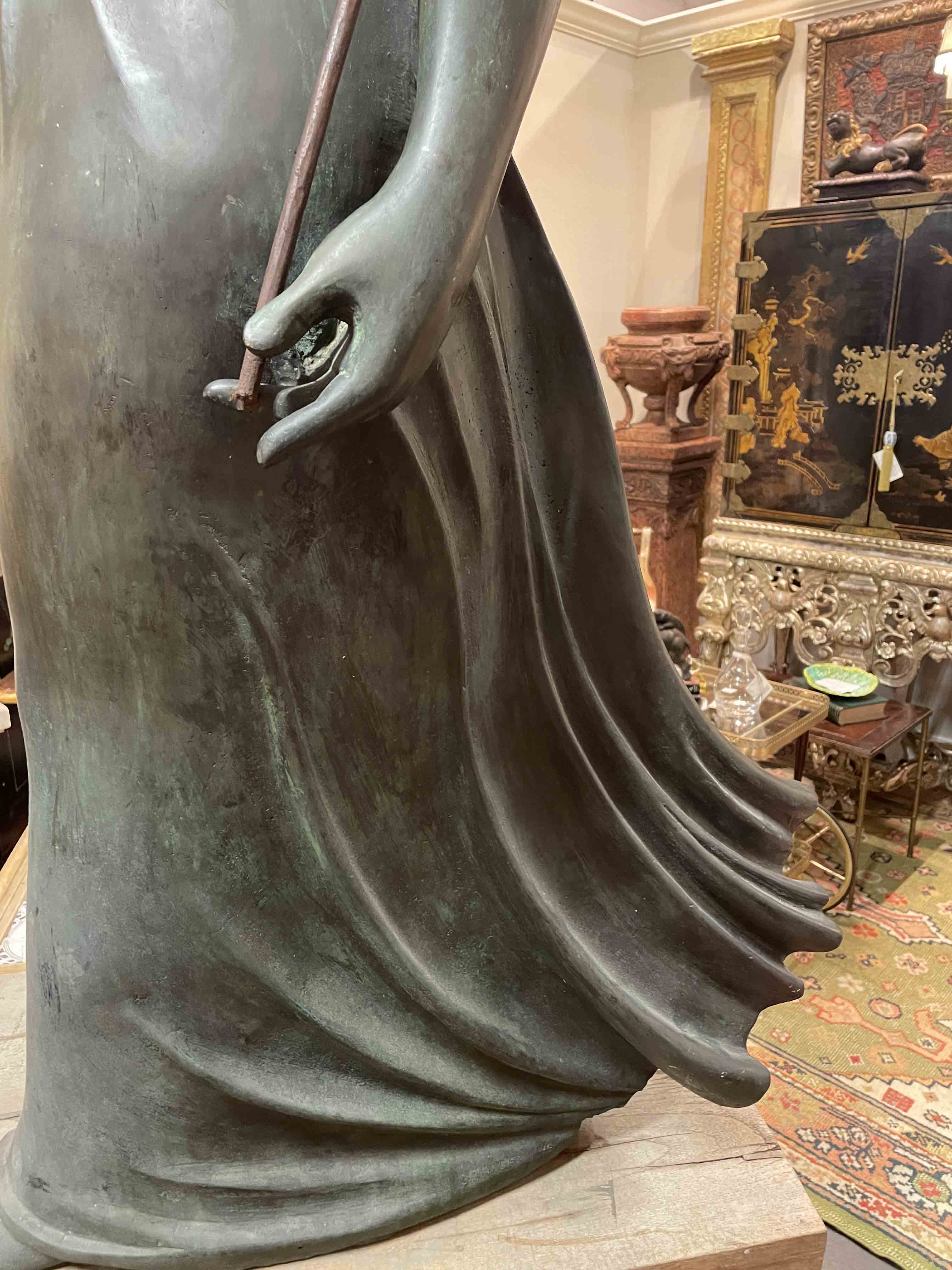 Bronze "Minerva" by L.Galligani