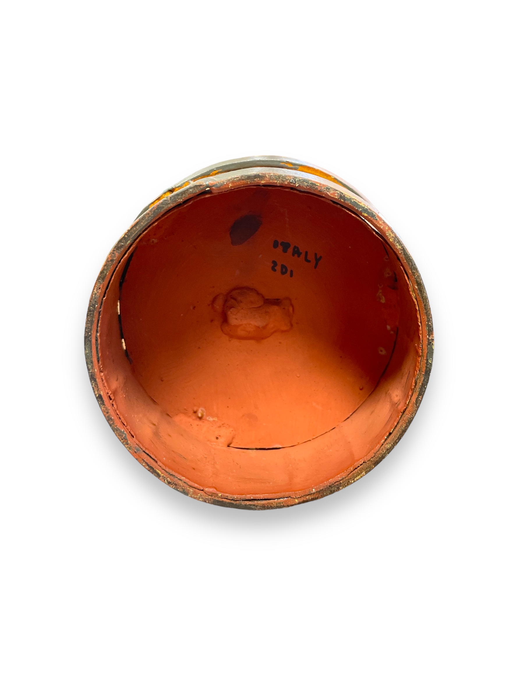 Italian tole tree with birds in planter