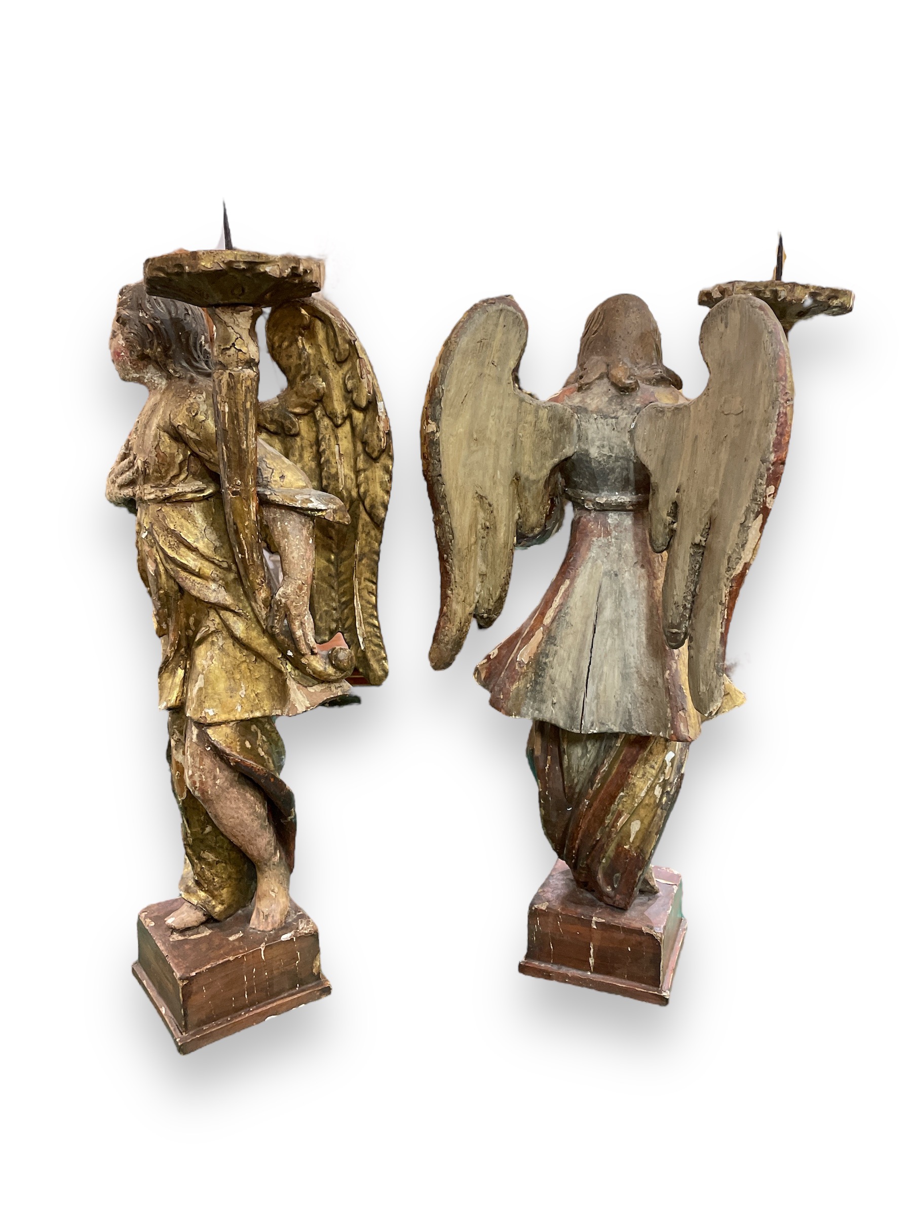 Italian angel candlesticks