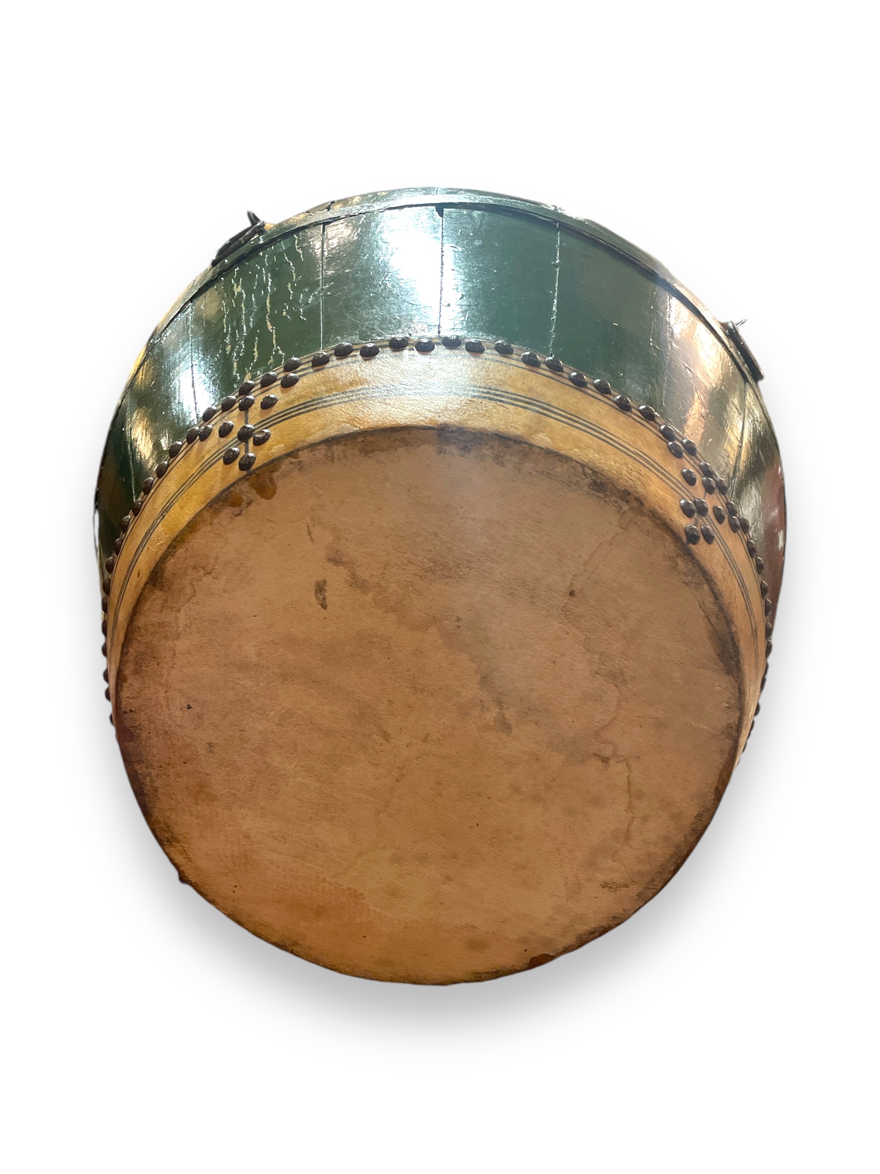 Asian Table drum with leather top