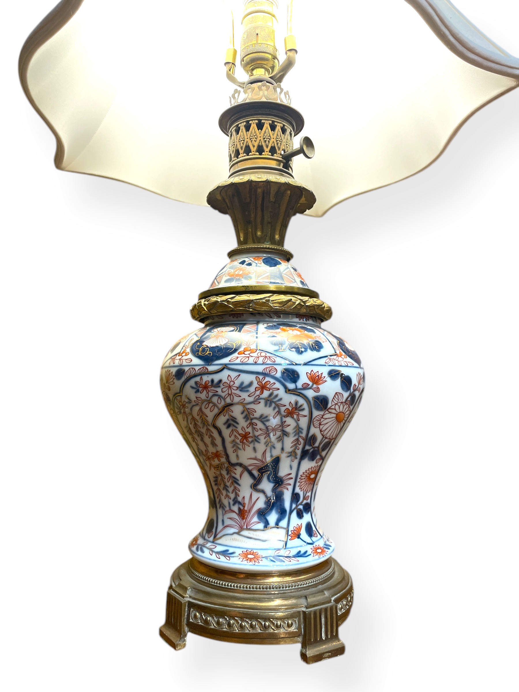 Pair of Imari custom lamps