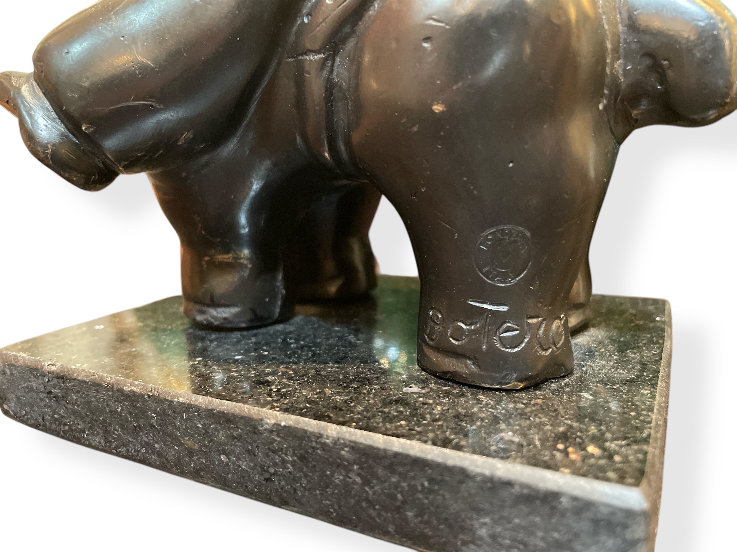 "Little Pedrito" figure on horse