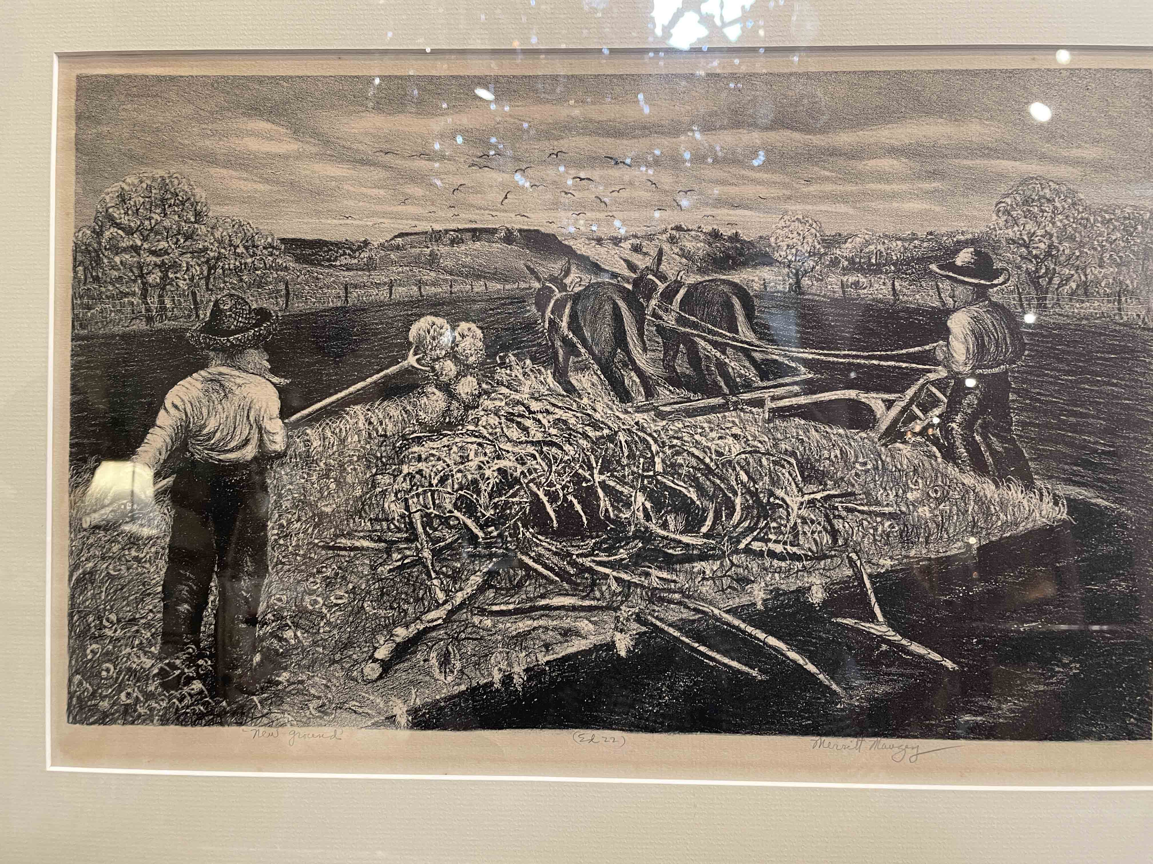 Lithograph by Merritt Mauzey