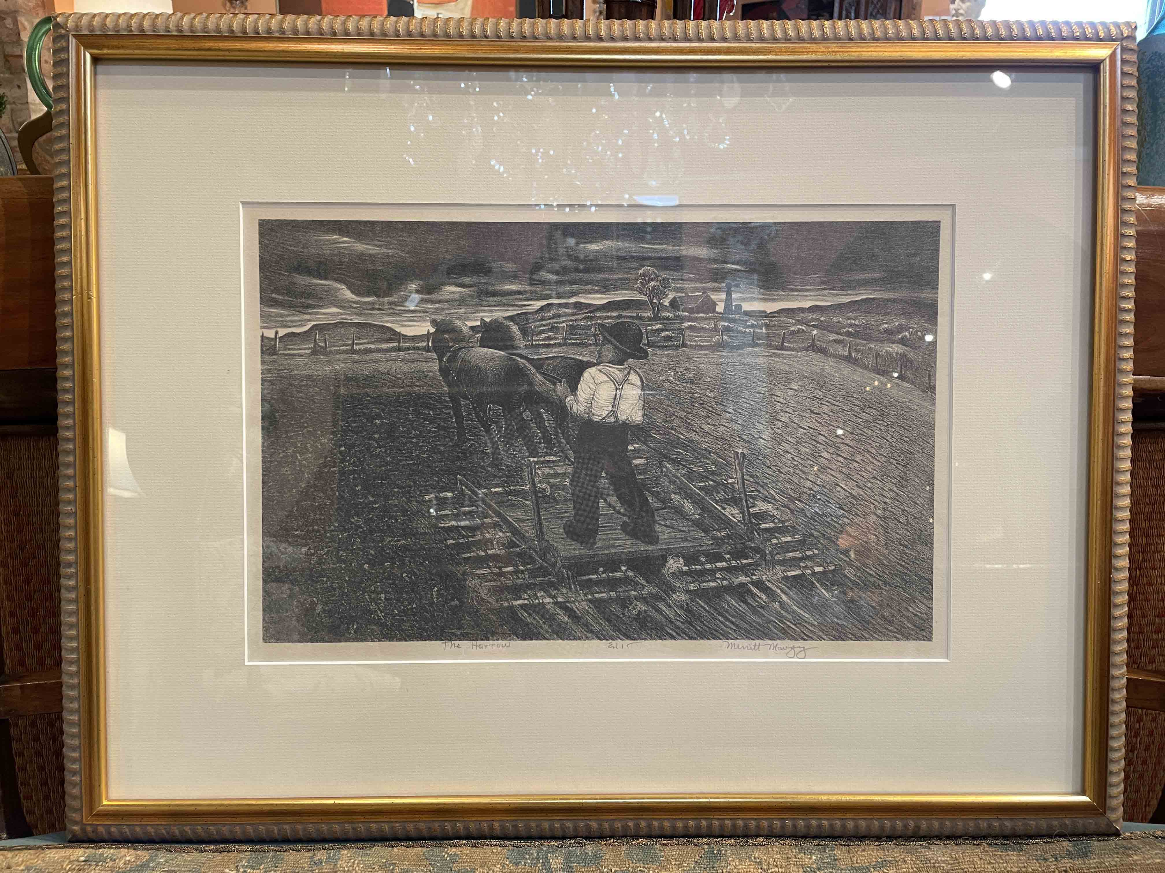 Lithograph by Merritt Mauzey