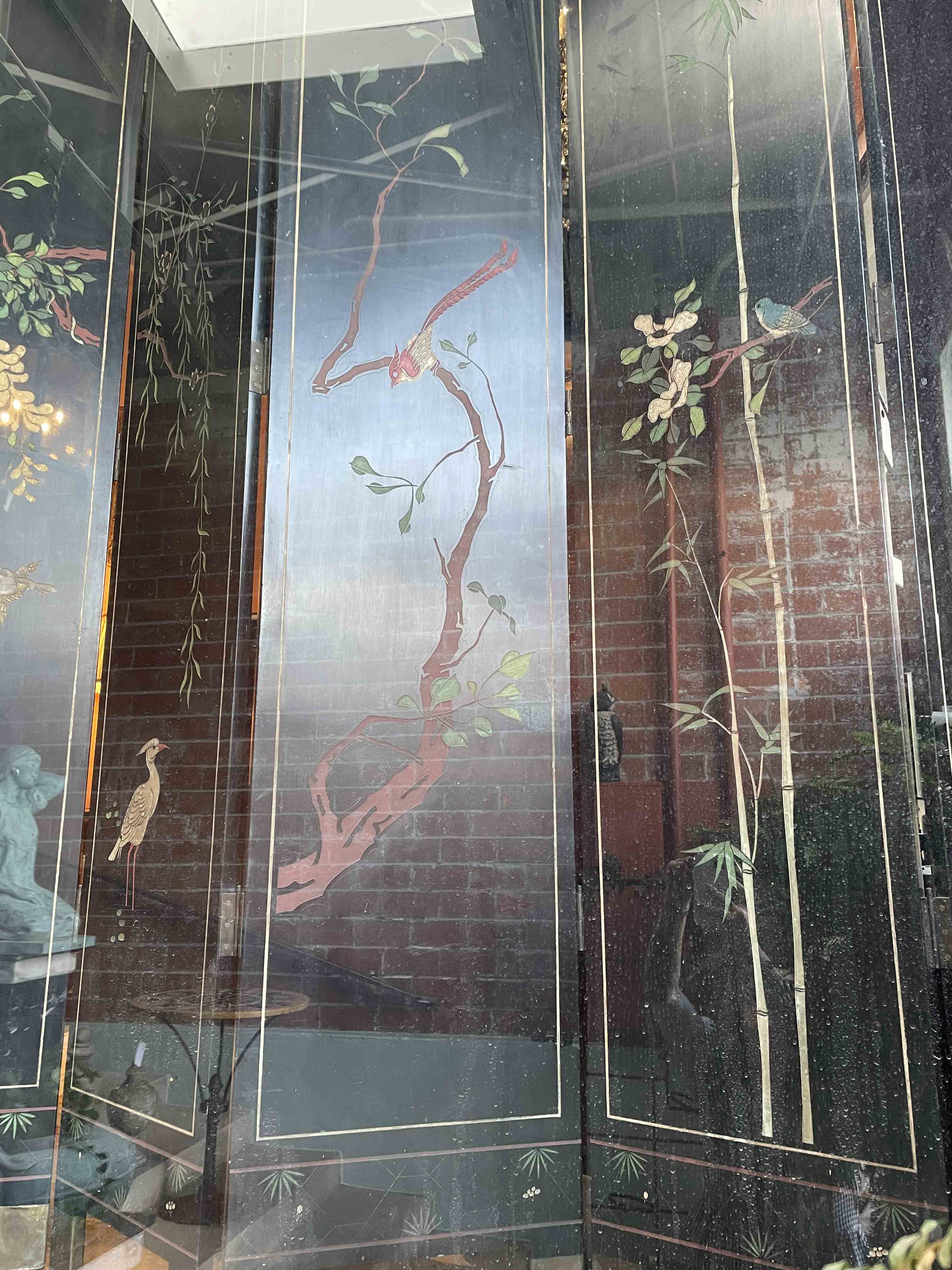 8 panel Chinese floor screen