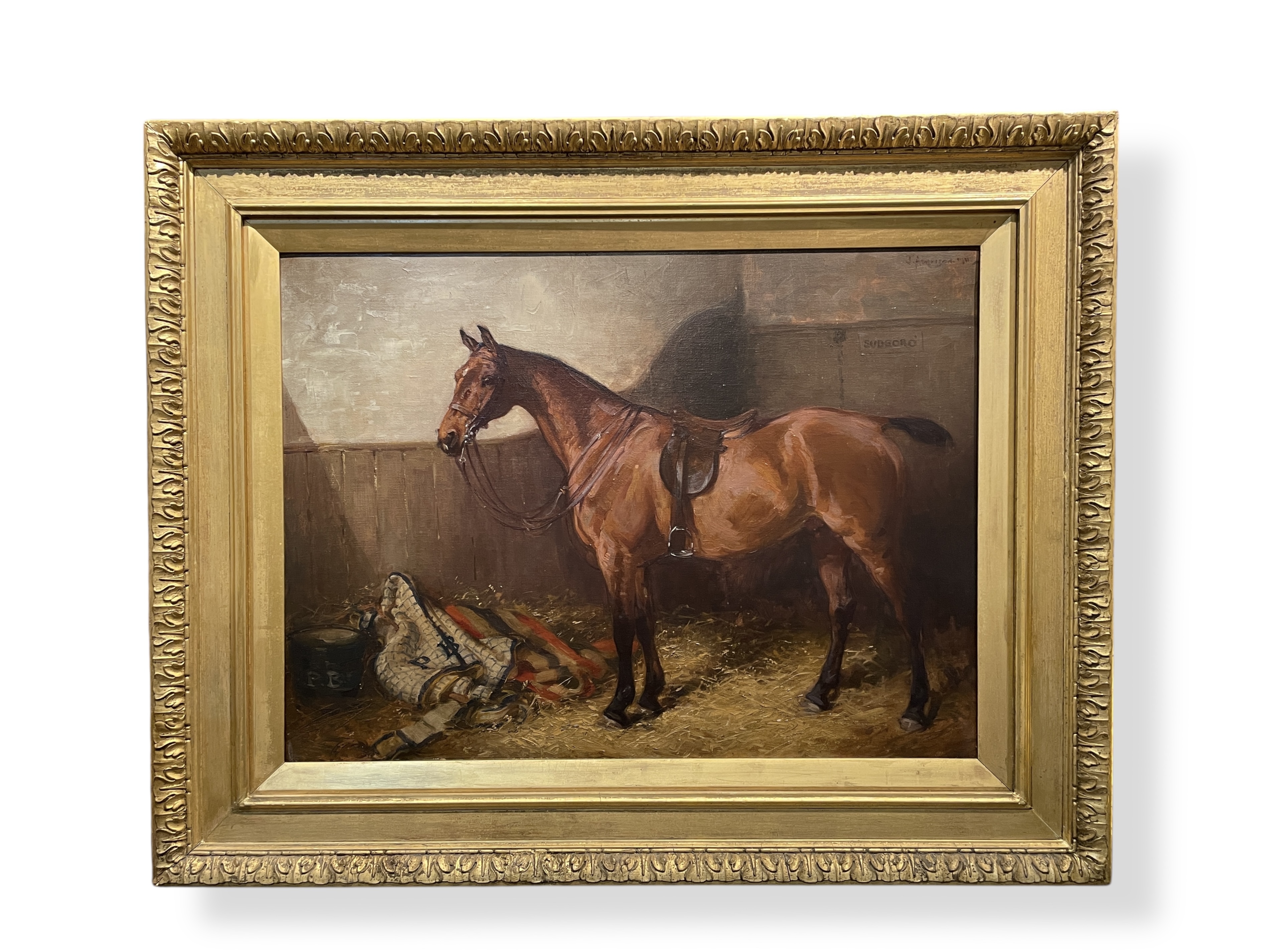 Bay Hunter Oil painting by John Atkinson