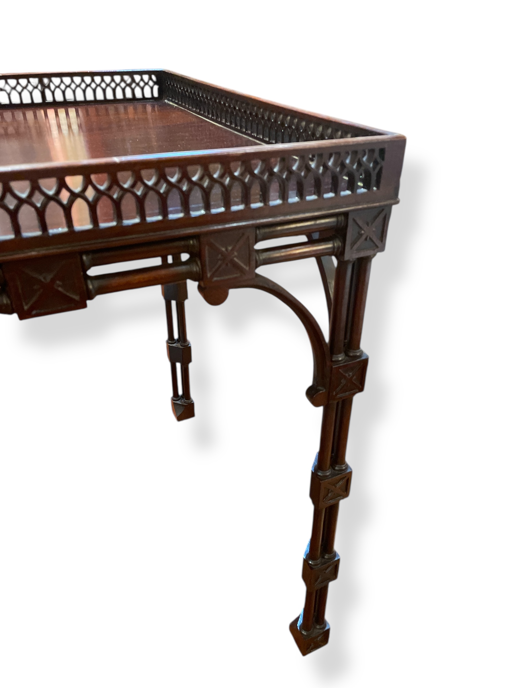 Chippendale mahogany serving table
