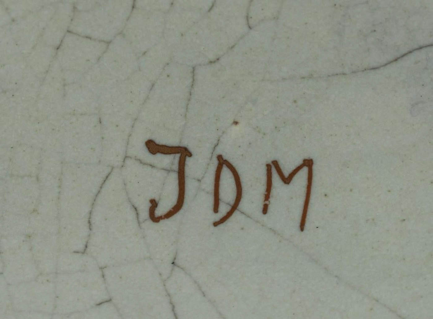 Pair of 18th C Dutch Delft plates