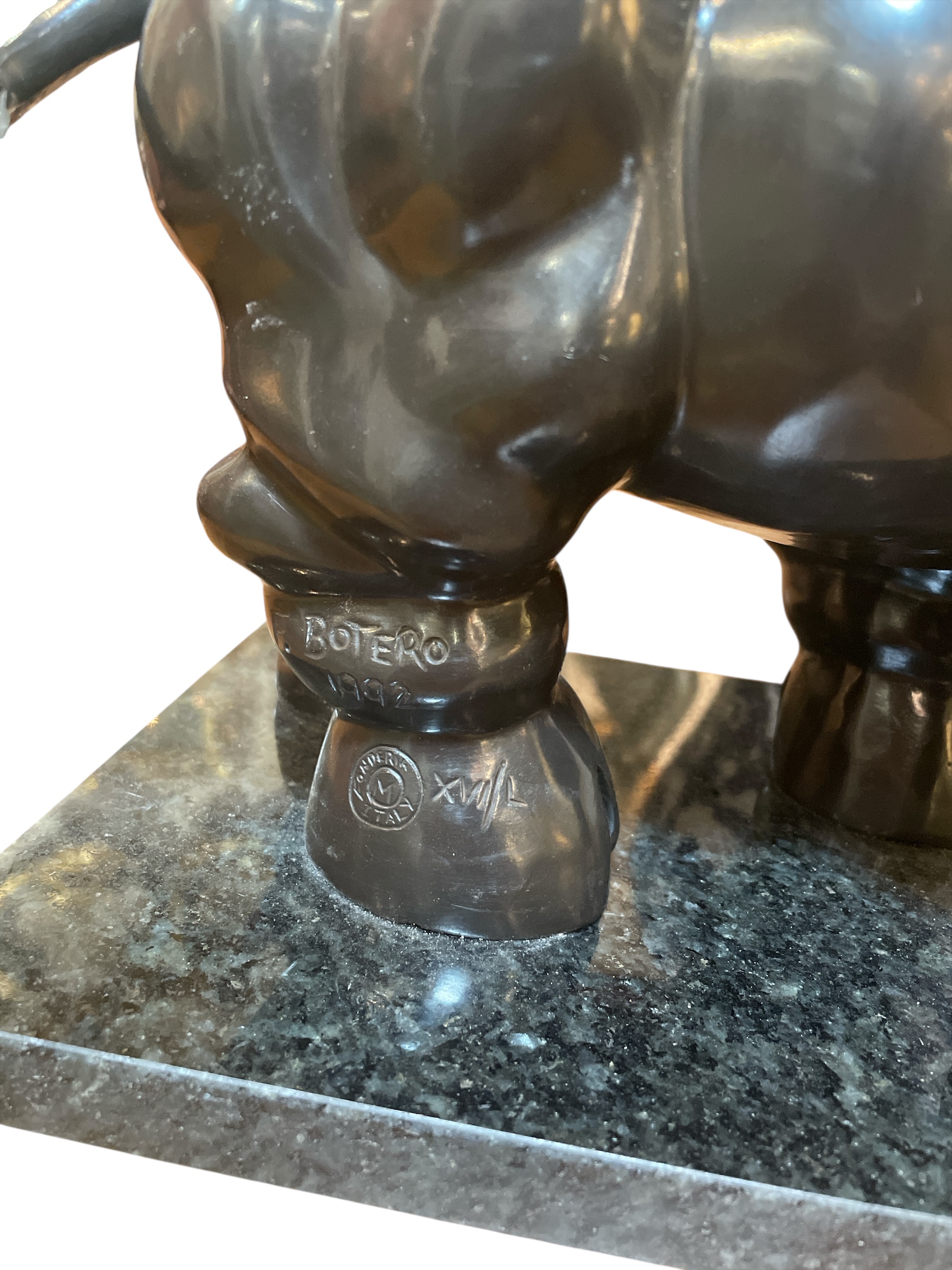 Bronze Fernando Botero Bull