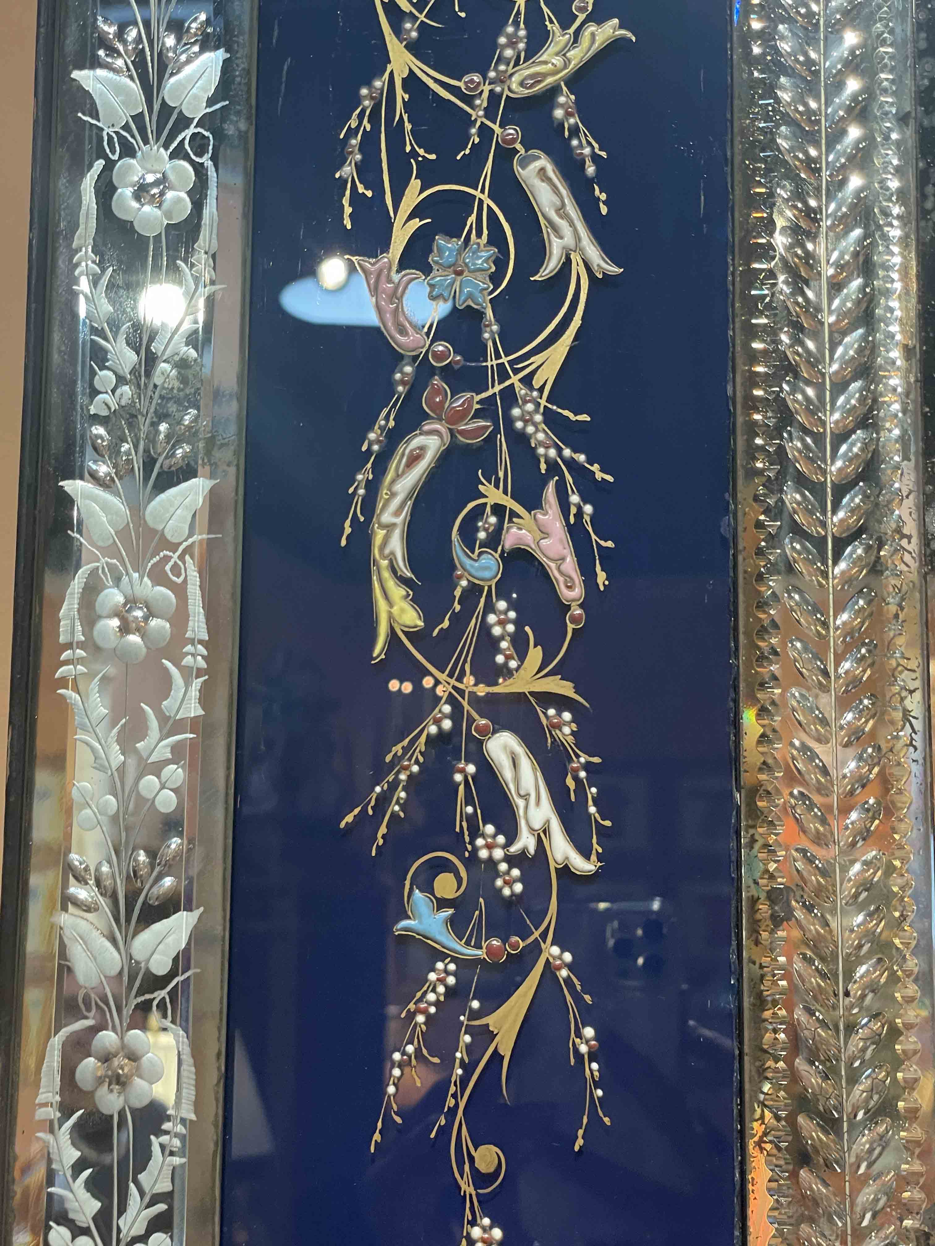 19th C large Venetian mirror