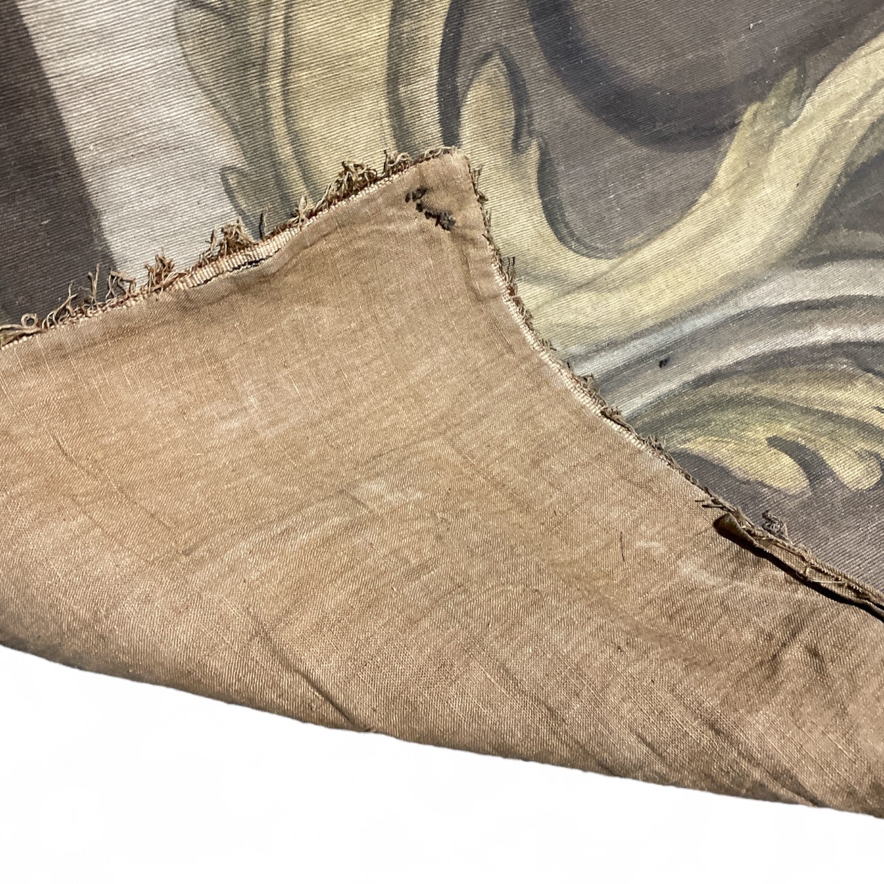 Hand Painted linen tapestry