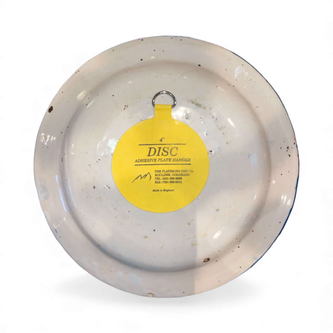 Blue and white tin glaze plate