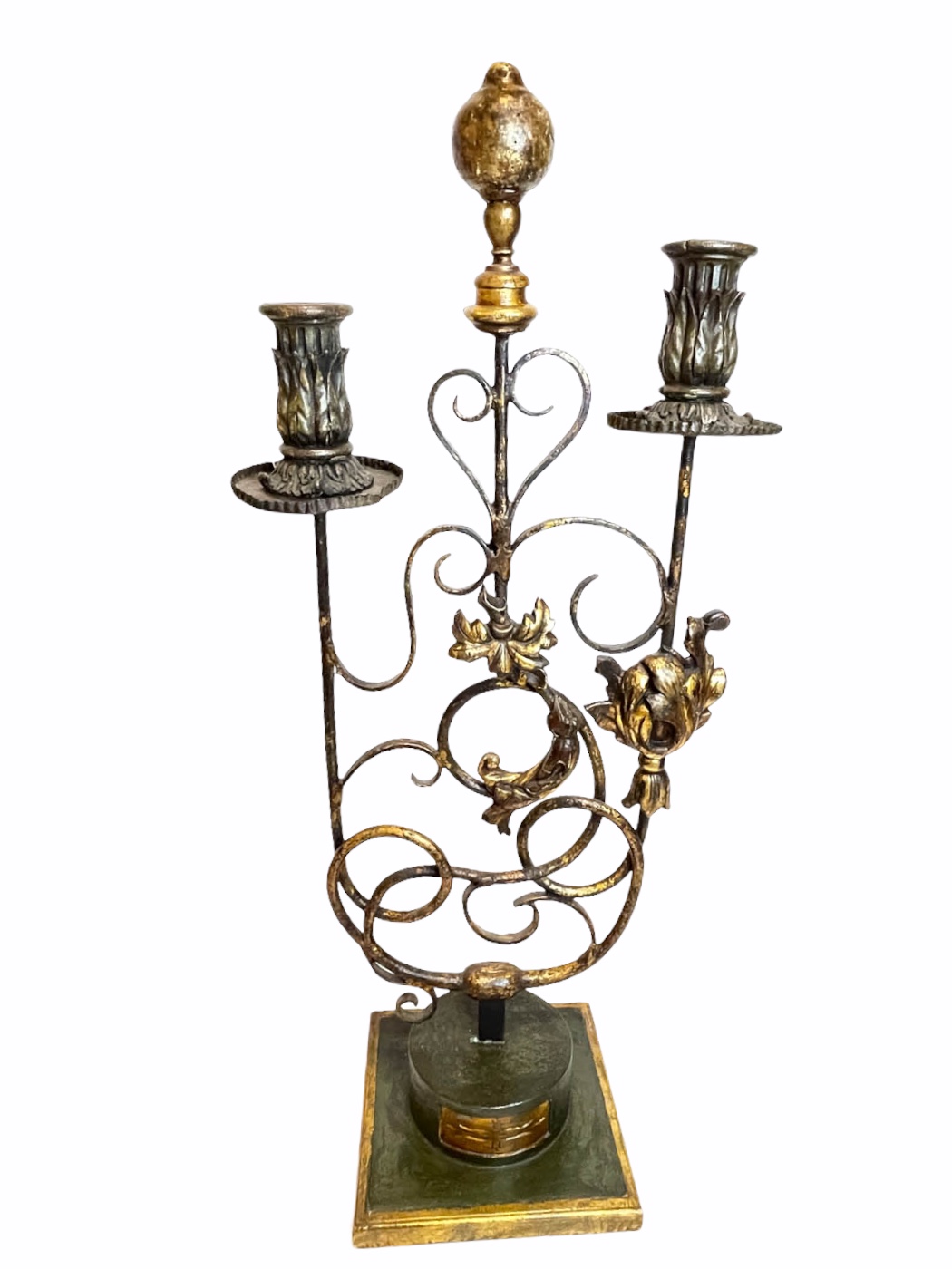 19th C Spanish tabletop candelabrum