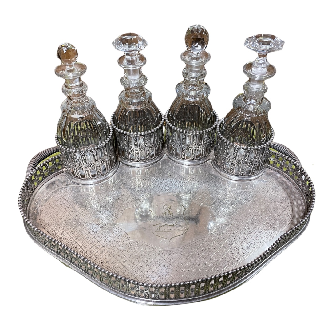 Odiot Paris silverplate tray