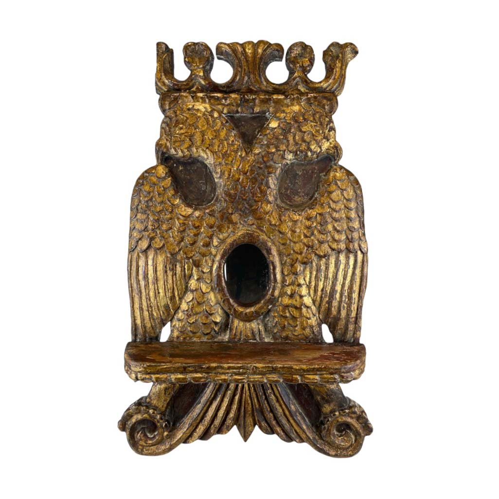 19th C carved giltwood lectern