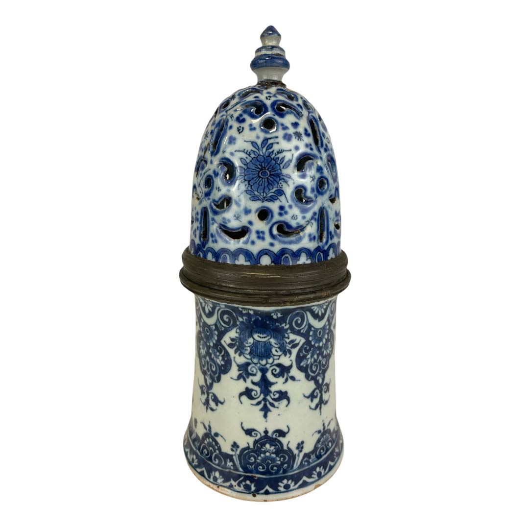 French 18th C Roventin- glazed earthenware