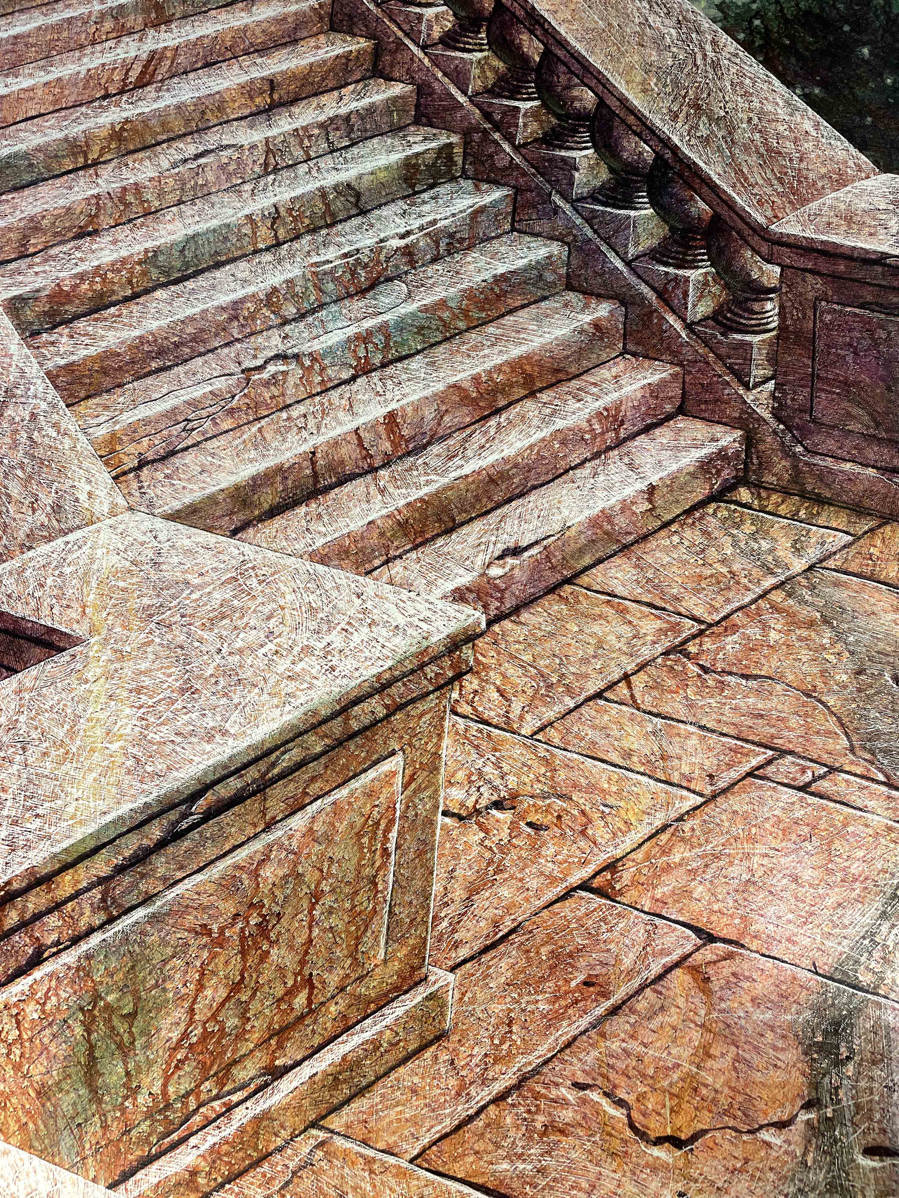 Oil on canvas painting by George Kozman 