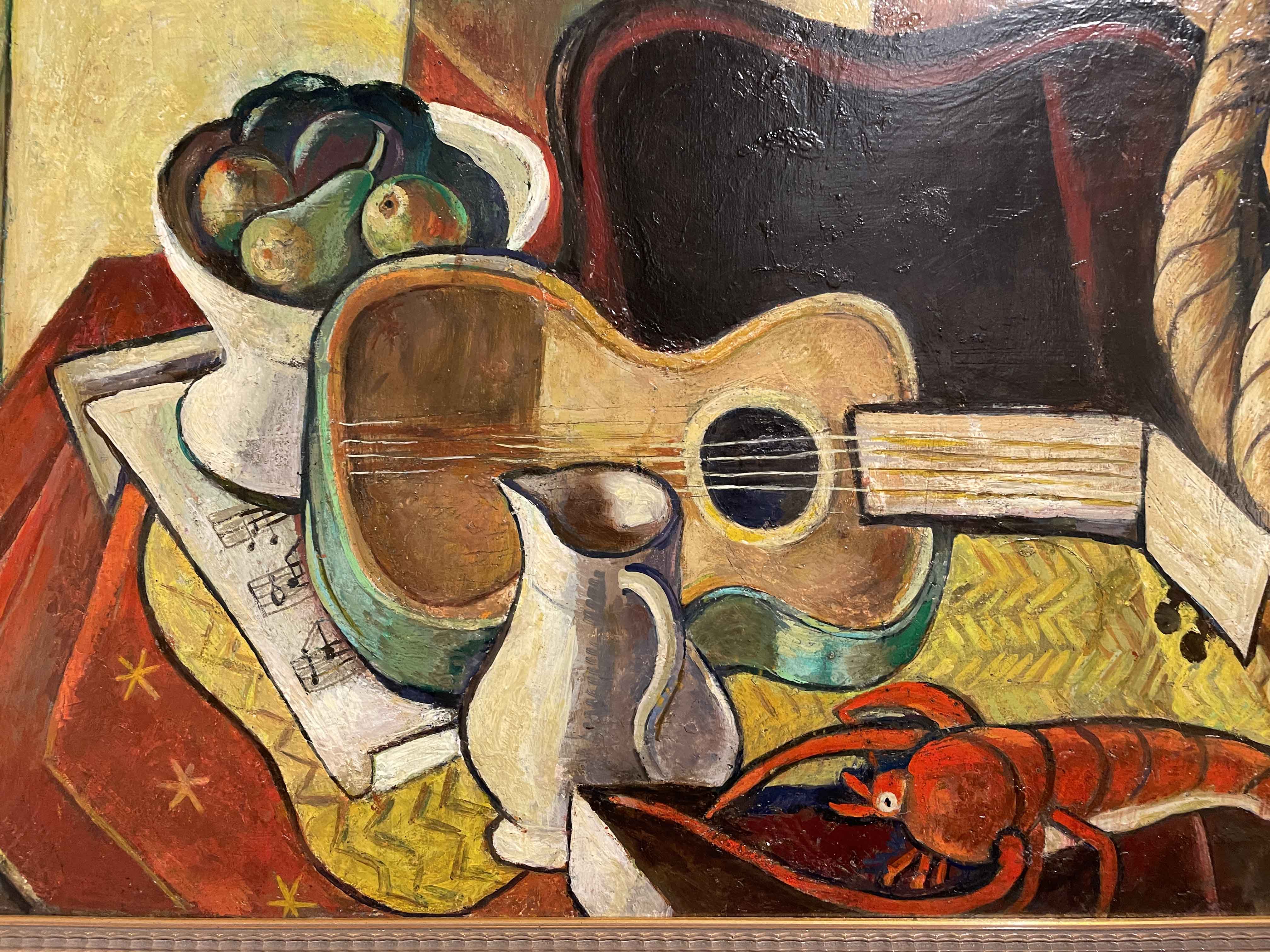 Oil on masonite still life c. 1927, P. Mays