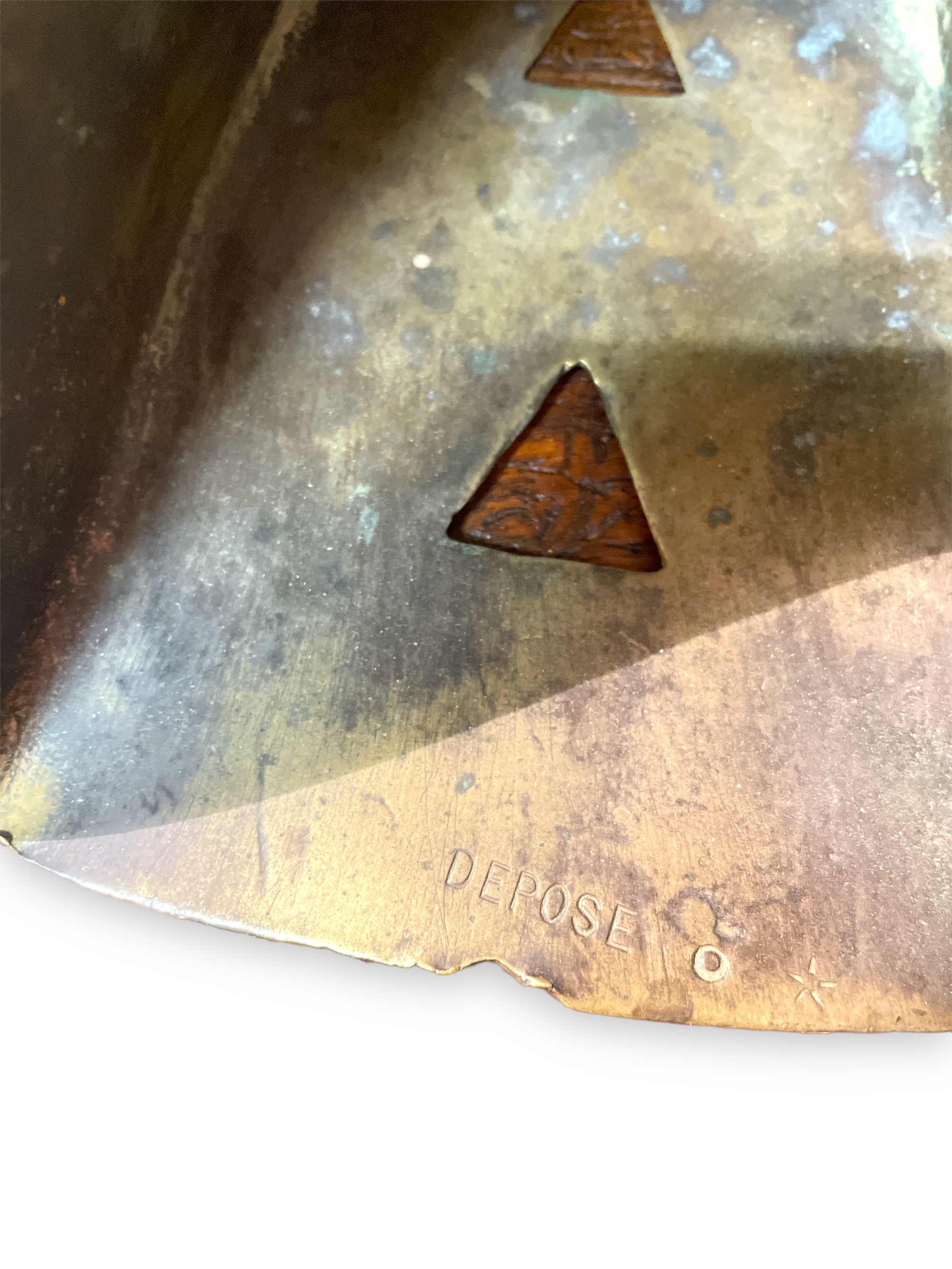 Pair of brass Spanish Colonial stirrups