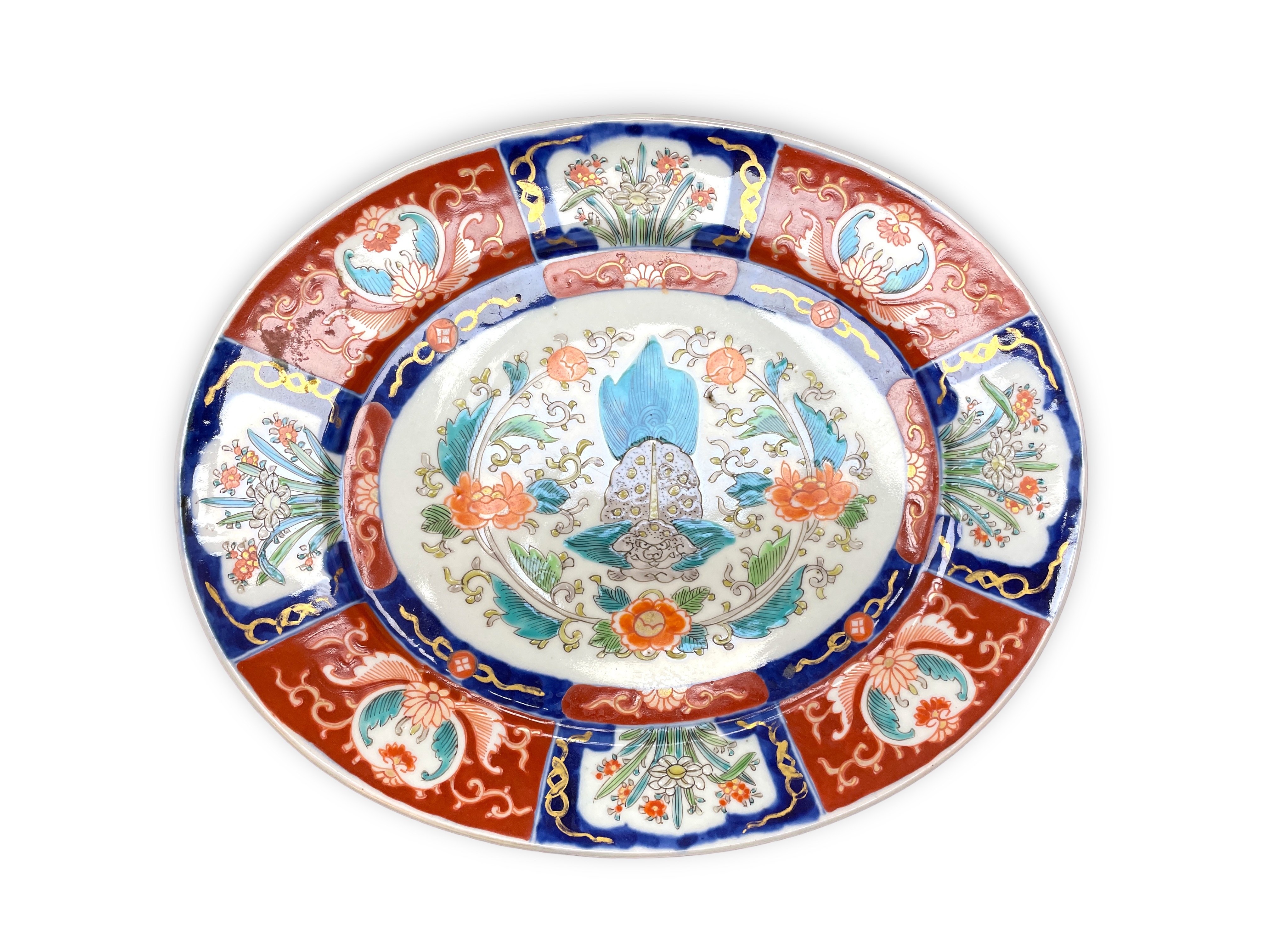 Imari oval platter