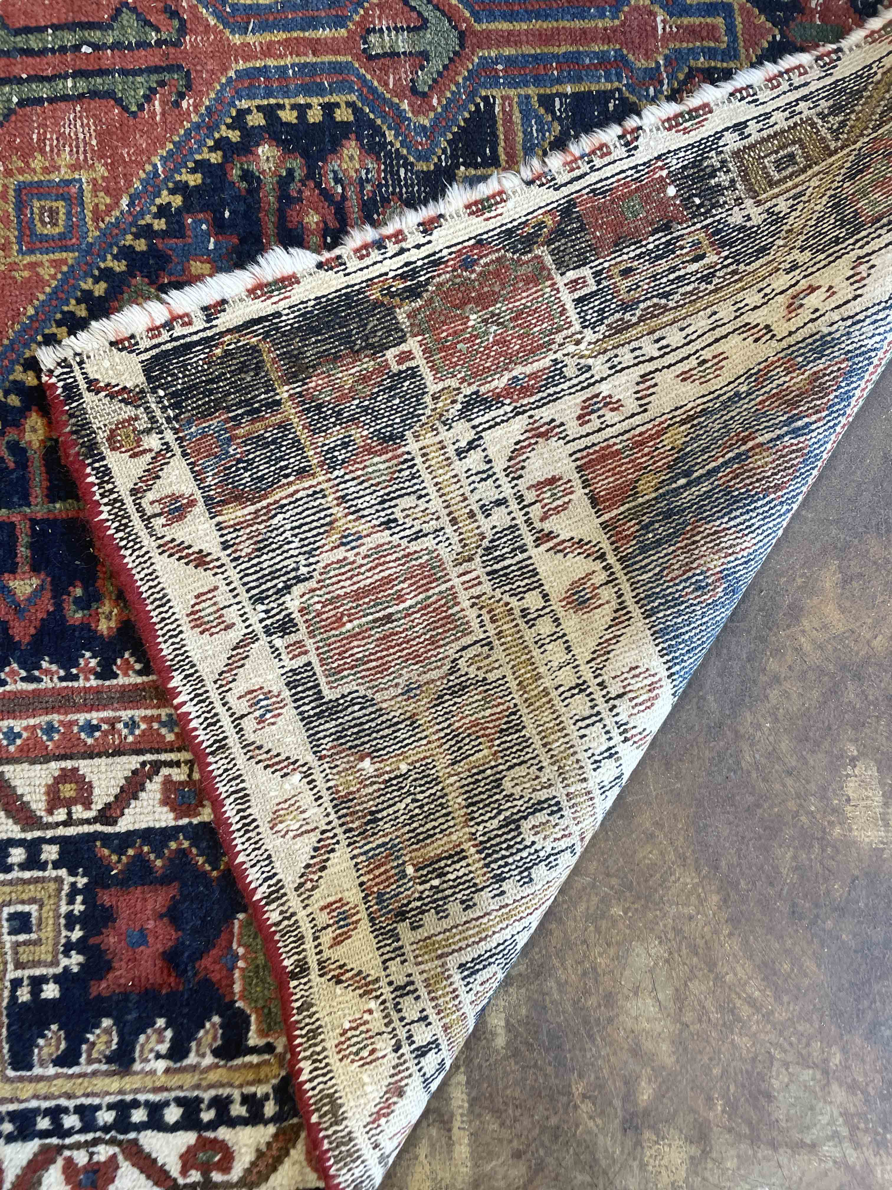 Semi-Antique Persian Heriz rug, 1950