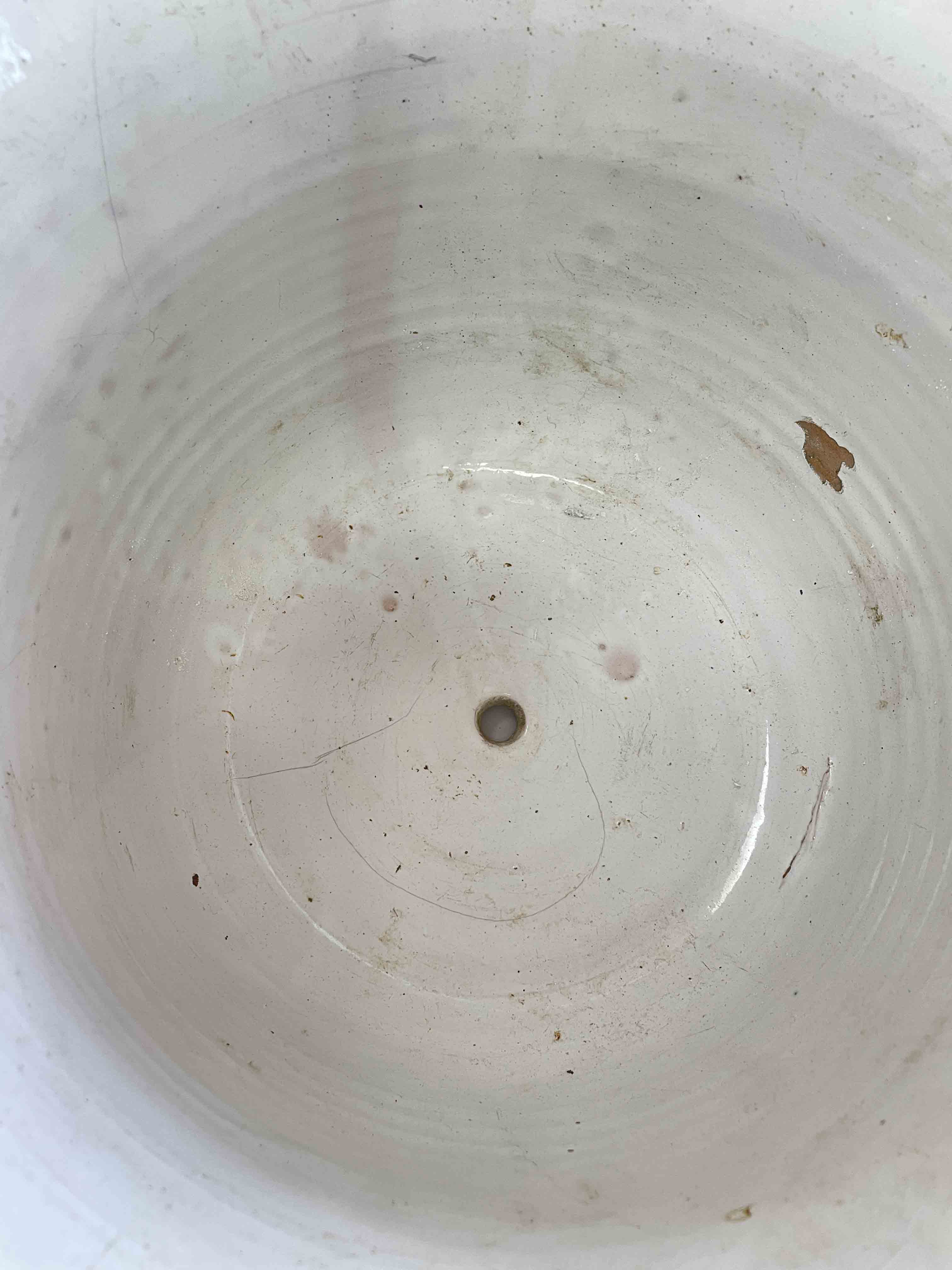 French tin-glazed faience jardinere